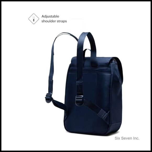 Mini Backpack Daypack Casual Recycled Polyester Adjustable Straps Drawstring